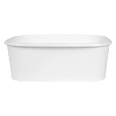 RÉCIPIENTS RECTANGULAIRES  750 ML 320 + 26 PE G/M2 17,3x12,3x5,7 CM BLANC KRAFT (300 UNITÉ)