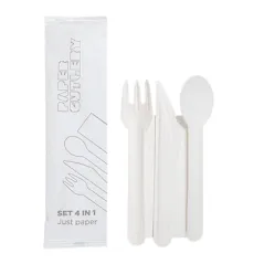 SET 4/1 COUVERTS +SERVIETTE