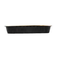 RÉCIPIENTS LAQUÉS  2040 ML 29,3x19,3x4,5 CM NOIR/OR ALUMINIUM (50 UNITÉ)