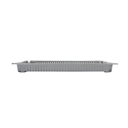 RÉCIPIENTS POUR "SUSHI"  442 ML 22,9x15,5x2,1 CM ARGENTE RPET (140 UNITÉ)