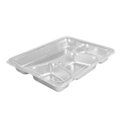 PLATEAU AVEC 4 COMPARTIMENTS + COUVERCLE