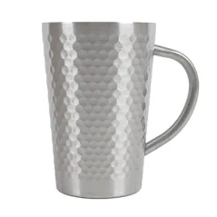 TASSES ARTINOX 350 ML Ø 8,2x12 CM ARGENTE INOX (6 UNITÉ)