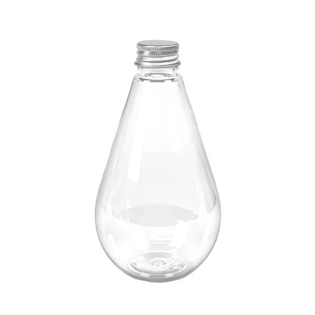 FLACONS GOUTTE AVEC BOUCHON EN ALUMINIUM  300 ML Ø7,5x13,7 CM TRANSPARENT PET (150 UNITÉ)