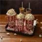 RÉCIPIENTS POUR POP-CORN 960 ML 230 +20 PE G/M2 Ø 11,6/8,8x14,2 CM KRAFT (500 UNITÉ) RÉCIPIENTS POUR POP-CORN