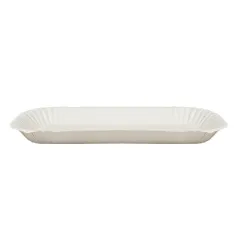PLATEAUX  320 G/M2 23x15x2 CM BLANC CARTON (100 UNITÉ)