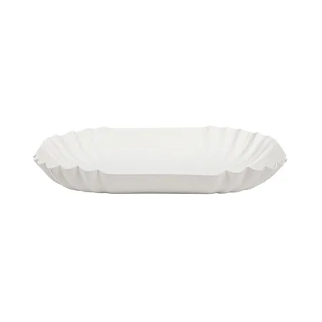 PLATEAUX  300 G/M2 15x12x2 CM BLANC CARTON (2000 UNITÉ)