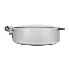 CHAFING DISH ROND AVEC FENÊTRE 6 L Ø 53,5x44x16,5 CM ARGENTE INOX (1 UNITÉ)