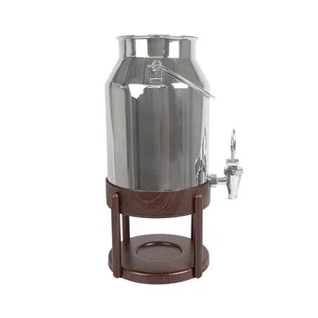 DISTRIBUTEUR POUR BOISSONS CHAUDES  6 L 20,3x27x43,5 CM ARGENTE INOX (1 UNITÉ)