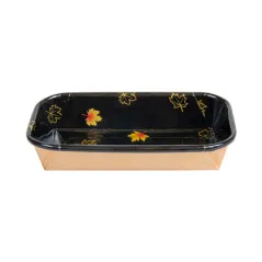 RÉCIPIENTS POUR "SUSHI"  20PE + 280 +16PE G/M2 14x8x2,4 CM NOIR KRAFT (800 UNITÉ)