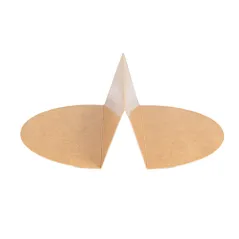 SÉPARATEUR SALADIER RÉF. 212.98  300 + 18 PE G/M2 Ø22,3/14x4,8 CM NATUREL KRAFT (600 UNITÉ)