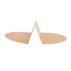 SÉPARATEUR 2 COMP. SALADIER 212.97  300 + 18 PE G/M2 Ø26,8/17,5x5,3 CM NATUREL KRAFT (600 UNITÉ)