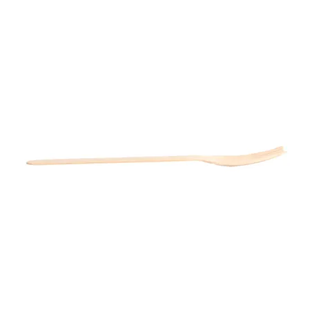 FOURCHETTES WOOD 'MAKAN'  15,5 CM NATUREL BOIS (100 UNITÉ)