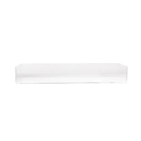 PLATEAU PRODUITS D'ACCUEIL   24x6,8x3,7 CM TRANSPARENT METACRYLATE (1 UNITÉ)