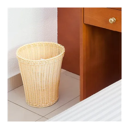CORBEILLE CHAMBRES  10 L Ø 25x27 CM NATUREL PP (1 UNITÉ)