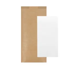 SERVIETTES BLANCHES AIRLAID EMBALLÉES