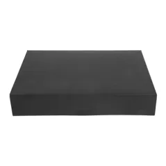 BOÎTES CATERING, PLATE THEPACK  34x25x6 CM NOIR CARTON NANO-MICRO (100 UNITÉ)