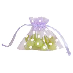 48 U. SACHETS ORGANDY AVEC FERMETURE-À POIS