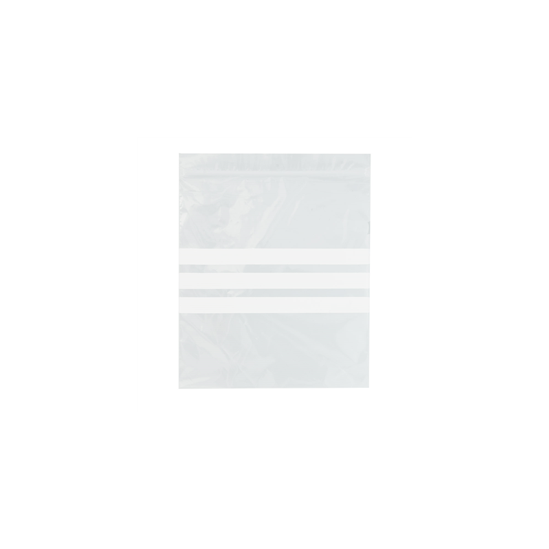 SACS 3 FRANGES AUTO-FERMETURE  92 G/M2 50µ 18x20,5 CM TRANSPARENT LDPE (500 UNITÉ)