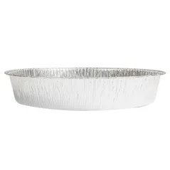 RÉCIPIENTS TARTELETTES  1360 ML Ø 22,8/19,7x3,9 CM ALUMINIUM (100 UNITÉ)
