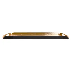 PLATEAUX AVEC ANSES  750 G/M2 38x24+2 CM OR/NOIR CARTON (25 UNITÉ)