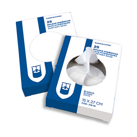 25 U. SACS HYGIÉNIQUES