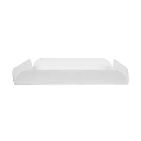 CARRÉS RAINÉS   11x11+2 CM BLANC CARTON (250 UNITÉ)