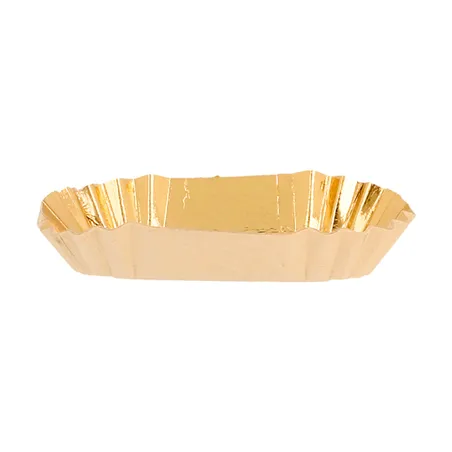 MINI PLATEAUX  325 G/M2 5,5x5,5 CM OR CARTON (100 UNITÉ)