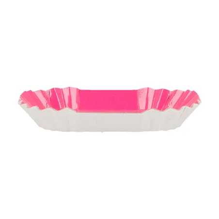 MINI PLATEAUX  325 G/M2 5,5x5,5 CM FUCHSIA CARTON (100 UNITÉ)