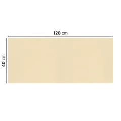 "TÊTE-À-TÊTE" PLIAGE 1/2  55 G/M2 40x120 CM IVOIRE AIRLAID (400 UNITÉ)