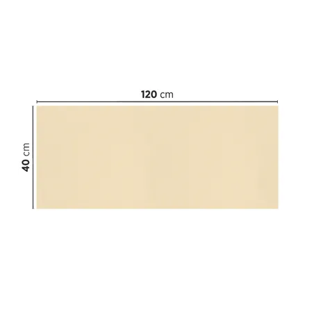 "TÊTE-À-TÊTE" PLIAGE 1/2  55 G/M2 40x120 CM IVOIRE AIRLAID (400 UNITÉ)