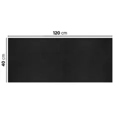 "TÊTE-À-TÊTE" PLIAGE 1/2  55 G/M2 40x120 CM NOIR AIRLAID (400 UNITÉ)