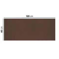 "TÊTE-À-TÊTE" PLIAGE 1/2  55 G/M2 40x120 CM CHOCOLAT AIRLAID (400 UNITÉ)