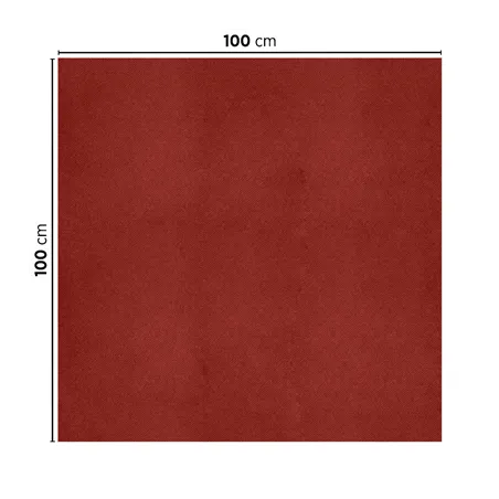 NAPPES PLIAGE Z  55 G/M2 100x100 CM BORDEAUX AIRLAID (200 UNITÉ)