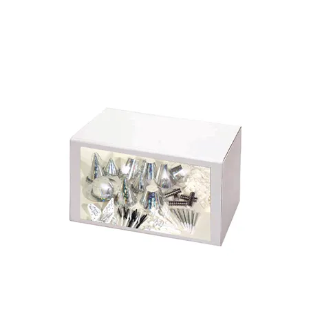 ASSORTIMENT COTILLON HOLOGRAFIQUE 20 PERSONNES   ARGENTE (1 UNITÉ)