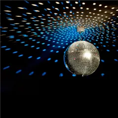 BOULE DISCOTHÈQUE EFFET MIRROIR  Ø 30 CM (4 UNITÉ)