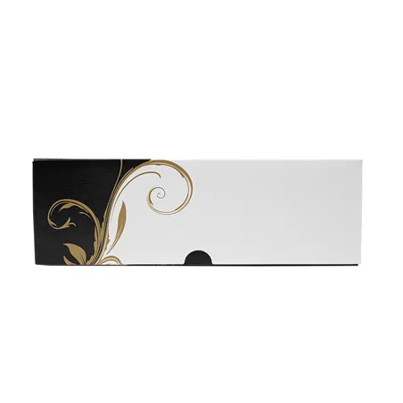 BOÎTES PÂTISSERIES AVEC FENÊTRE THEPACK 'CLASSIC'  23x23x7,5 CM BLANC CARTON NANO-MICRO (200 UNITÉ)