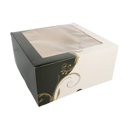 BOÎTES PÂTISSERIES AVEC FENÊTRE
