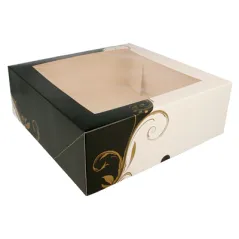 BOÎTES PÂTISSERIES AVEC FENÊTRE