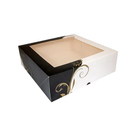 BOÎTES PÂTISSERIES AVEC FENÊTRE