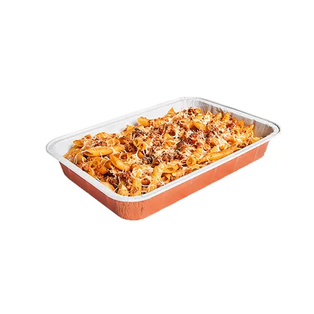 RÉCIPIENTS LAQUÉS  2625 ML 32,2x26,2x4 CM CUIVRE ALUMINIUM (50 UNITÉ)