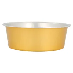 RÉCIPIENTS PÂTISSERIE  150 ML Ø9,3x3,3 CM ARGENT/OR ALUMINIUM (100 UNITÉ)