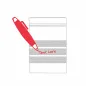 SACS 3 BANDES AVEC FERMETURE ZIP 92 G/M2 50µ 18x20,5 CM TRANSPARENT LDPE (500 UNITÉ) SACS 3 BANDES AVEC FERMETURE ZIP