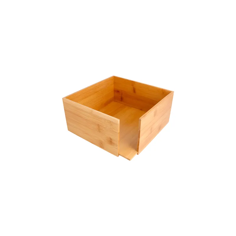 DISTRIBUTEUR SERVIETTES BAMBOO  21x21x10 CM NATUREL BAMBOU (1 UNITÉ)