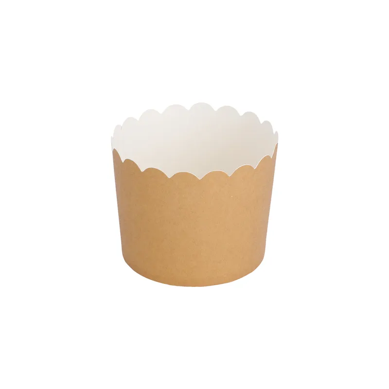 MUFFIN CUPS  160 + 15 PE G/M2 Ø 6x5,5 CM MARRON CARTON (100 UNITÉ)