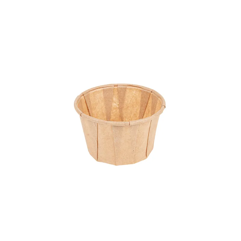 POTS TRAITEUR PAPIER PLISSÉ PFAS FREE 60 ML 80 G/M2 Ø5,5/3,9x3,5 CM NATUREL PARCH.INGRAISSABLE (250 UNITÉ) POTS TRAITEUR PAPIER PLISSÉ PFAS FREE 60 ML 80 G/M2 Ø5,5/3,9x3,5 CM NATUREL PARCH.INGRAISSABLE (250 UNITÉ)