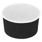 POTS À GLACES 90 ML 210 + 18PE G/M2 Ø 7,2x4 CM NOIR CARTON (2000 UNITÉ) POTS À GLACES