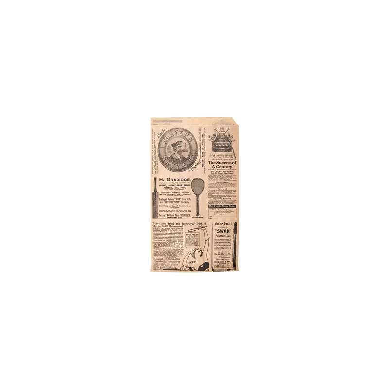 PAPIER INGRAISSABLES OUVERT 2 CÔTÉS 'TIMES' 34 G/M2 13x22 CM NATUREL PARCH.INGRAISSABLE (500 UNITÉ)