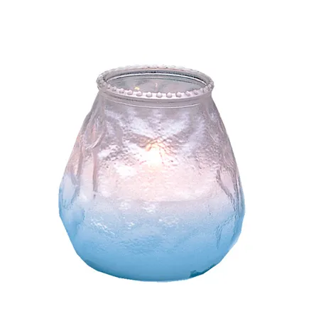 BOUGIES EN VERRE NACRÉ