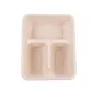 PLATEAUX 3 COMPART + COUVERCLE PET