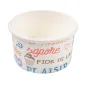 POTS À GLACES 'PAROLE' 70 ML 210 + 18 PE G/M2 Ø6,5x3,9 CM BLANC CARTON (2000 UNITÉ) POTS À GLACES